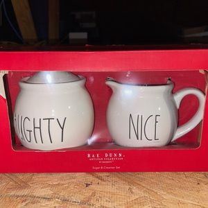 Rae Dunn Christmas Naughty & Nice Set!